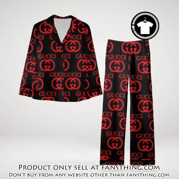 Trending luxury gc satin pajama set pjs1063 fst0730340